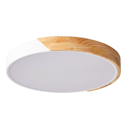 1-Light Round Acrylic LED Flush Mount Lighting