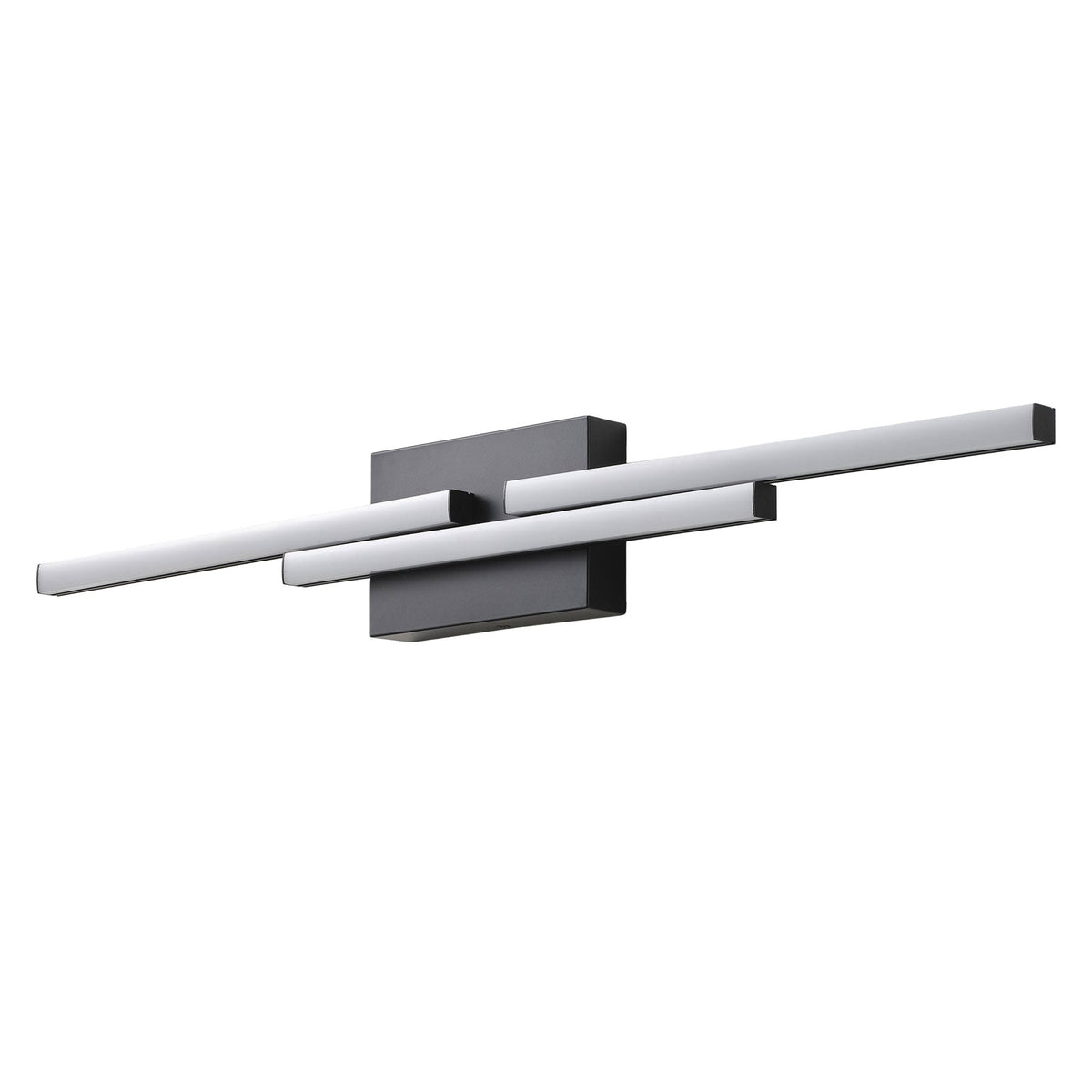 1 Light Modern Linear Black LED Bathroom Vanity Wall Sconce
