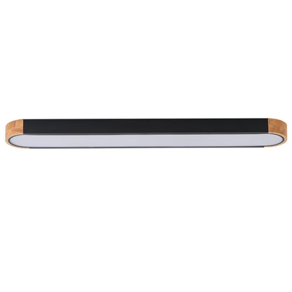 1-Light Dewdrop 37.4" Modern Linear LED Dimmable 5CCT Flush Mount  Ceiling Light