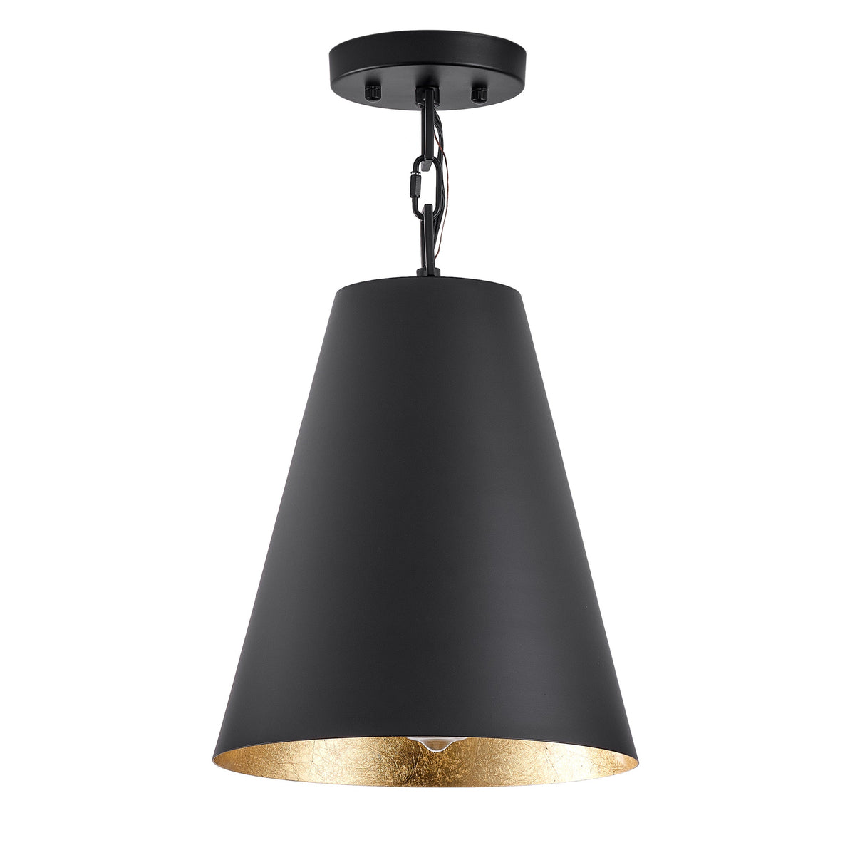 1-Light Industrial Metal Lamp Ceiling Lighting