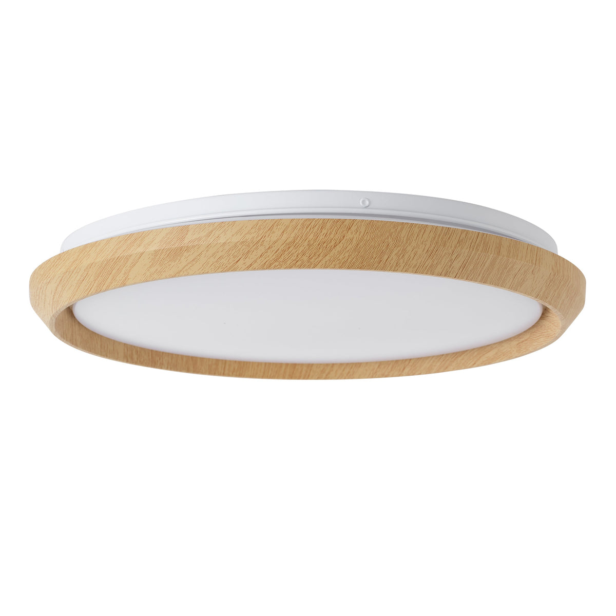 1-Light Natural Style LED 5CCT ETL Soft Glow Ceiling Light