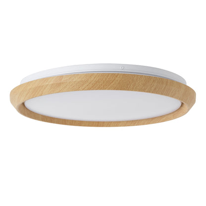 1-Light Natural Style LED 5CCT ETL Soft Glow Ceiling Light