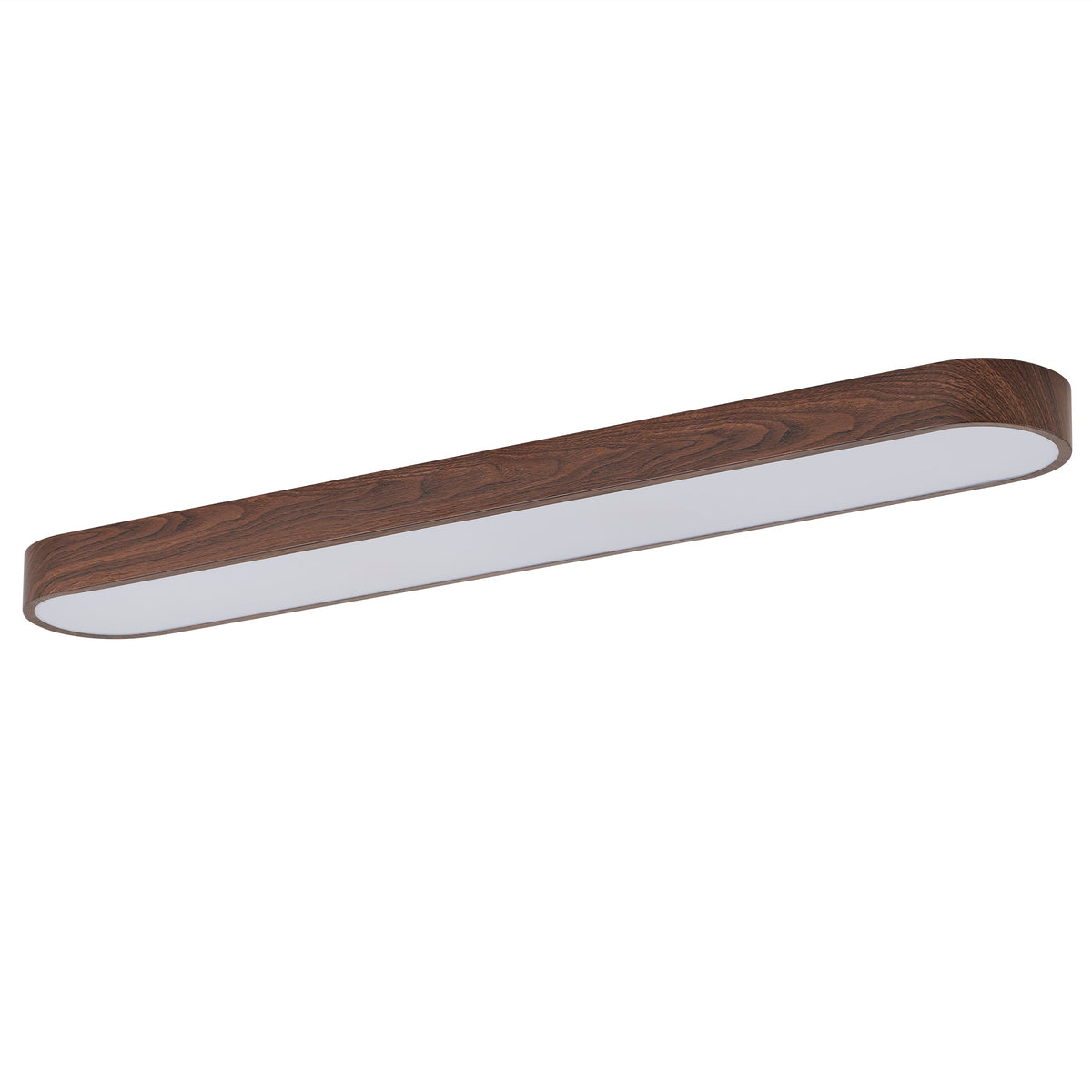 1-Light Scandinavian Ceiling Light Long Flush Mount LED Linear