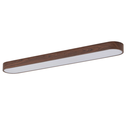 1-Light Scandinavian Ceiling Light Long Flush Mount LED Linear