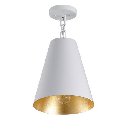 1-Light Industrial Metal Lamp Ceiling Lighting