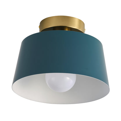 1-Light Modern Simple Style Semi-Flush Mount Lighting