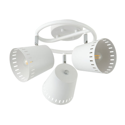 3-Light Modern White Ceiling Spot light