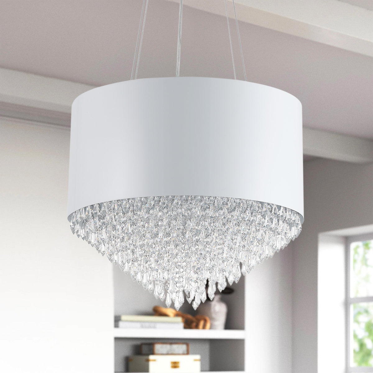 4-Lights Modern Taper Crystal Decoration Island Lights Chandelier