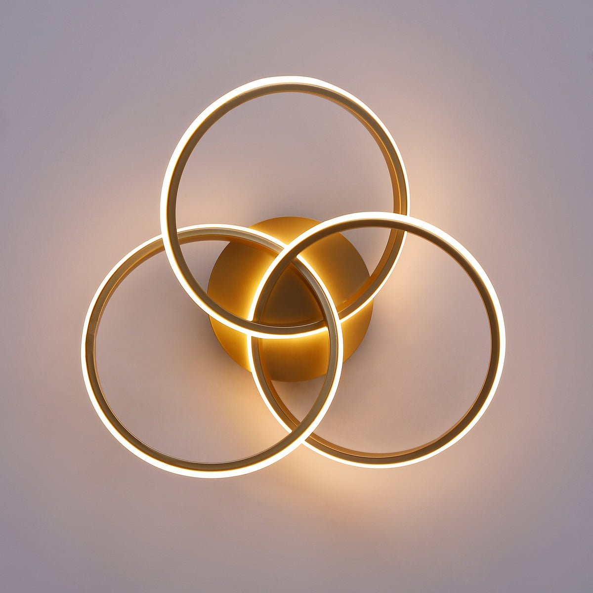 1-Light Twisted Wavy Linear LED Semi-Flush Mount Lighting
