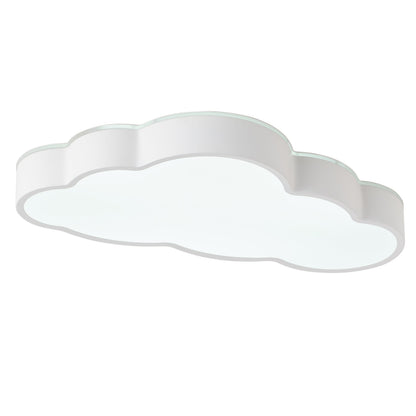 1-Light  Nursery Ceiling Light Cloud Shaped LED 24W 5CCT Dimmable