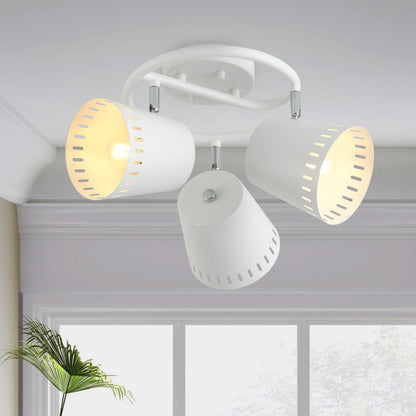 3-Light Modern White Ceiling Spot light