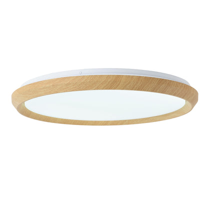 1-Light Natural Style LED 5CCT ETL Soft Glow Ceiling Light