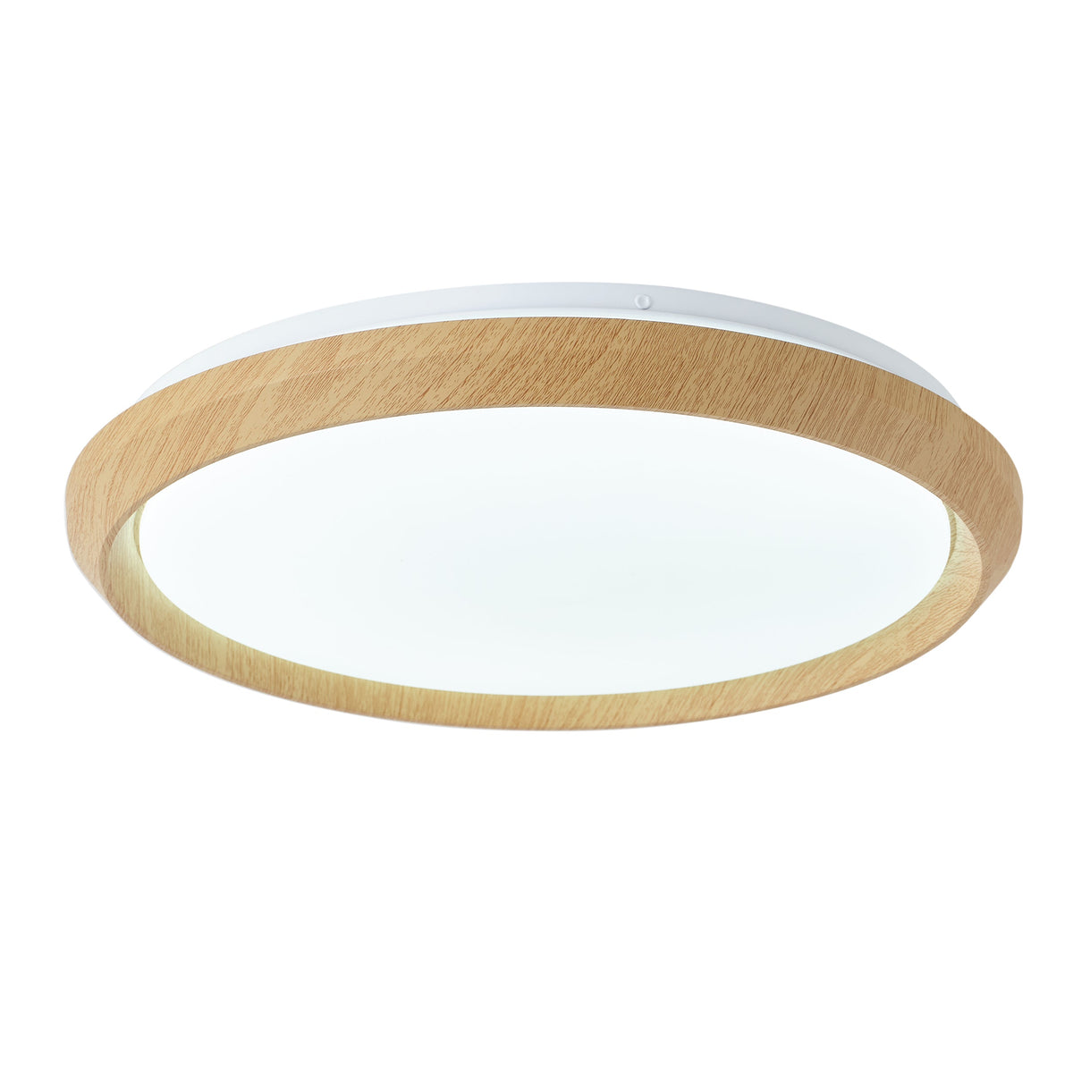 1-Light Natural Style LED 5CCT ETL Soft Glow Ceiling Light