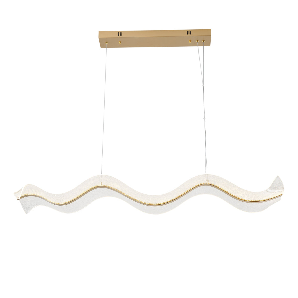 1-Light LED Curved Shape Kitchen Island Lights