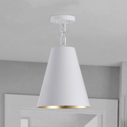 1-Light Industrial Metal Lamp Ceiling Lighting