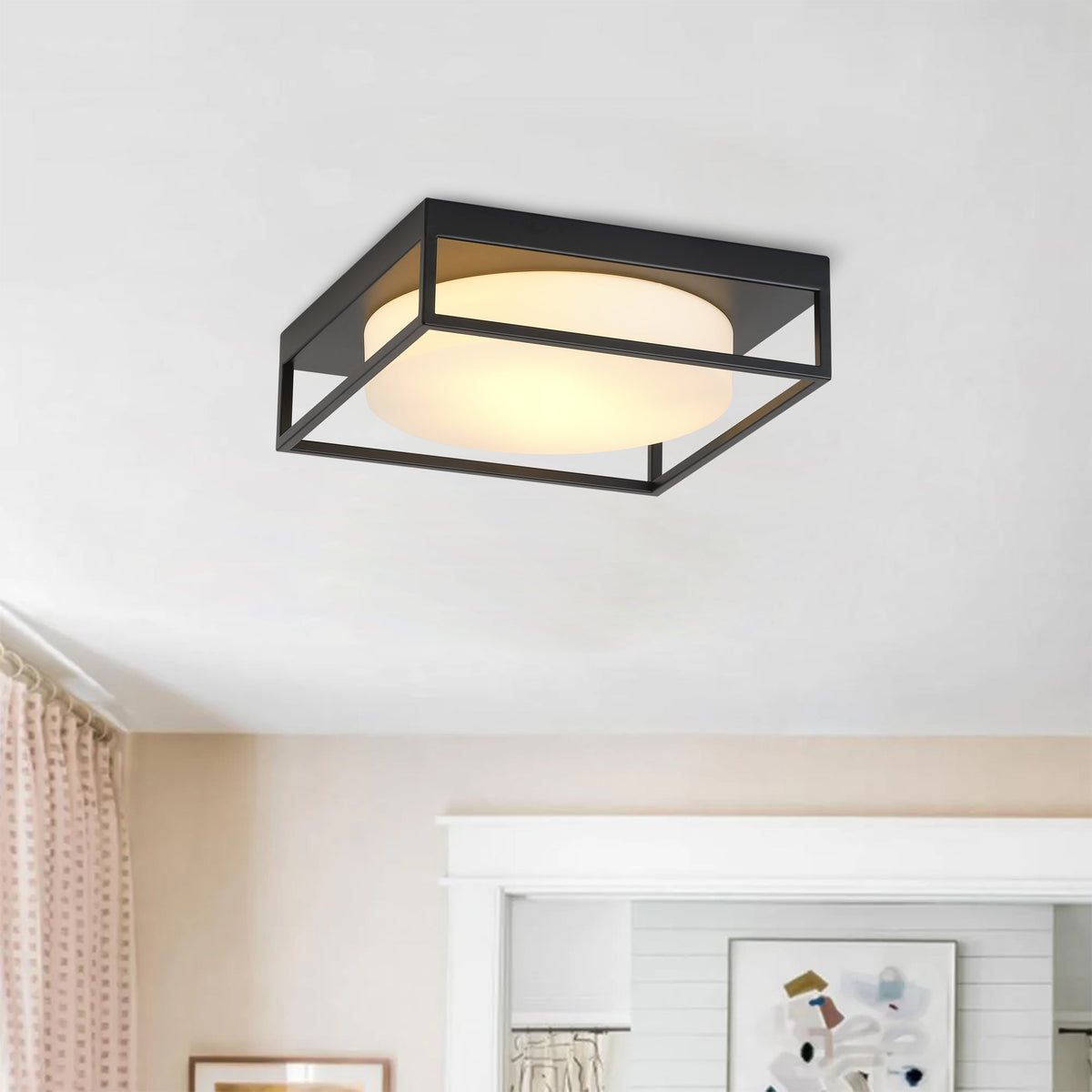 2-Lights Modern Minimalist Style Flush Mount Lighting
