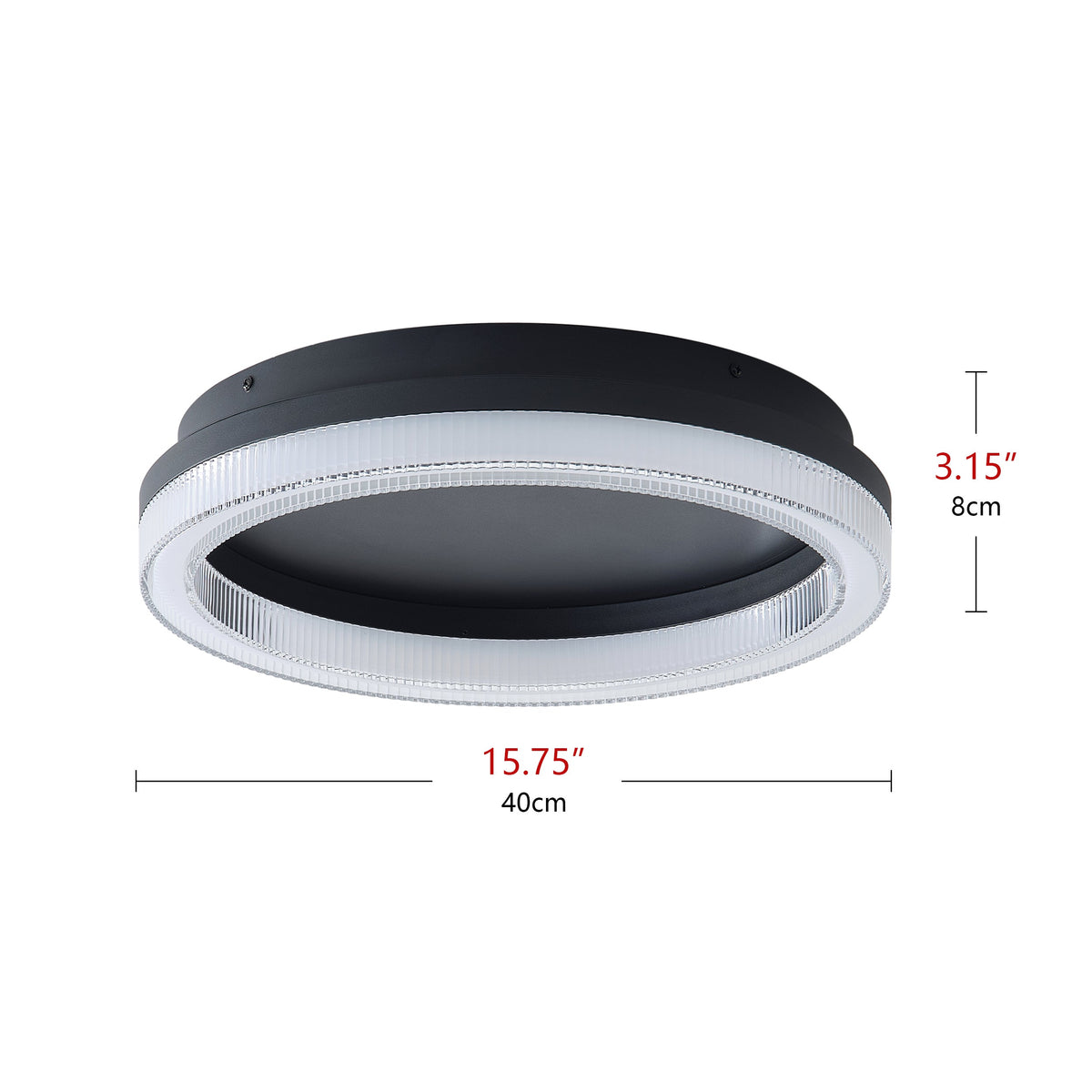 1-Light Modern Minimalist Style LED Flush Mount Lighting