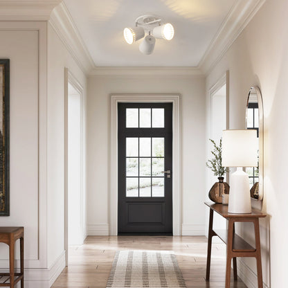 3-Light Modern White Ceiling Spot light