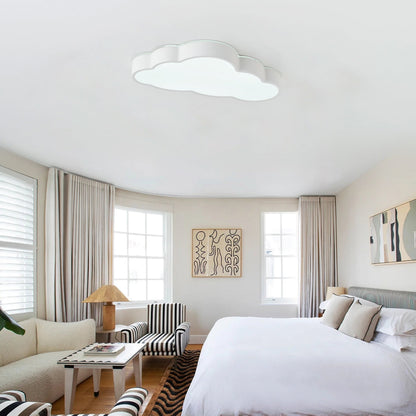 1-Light  Nursery Ceiling Light Cloud Shaped LED 24W 5CCT Dimmable
