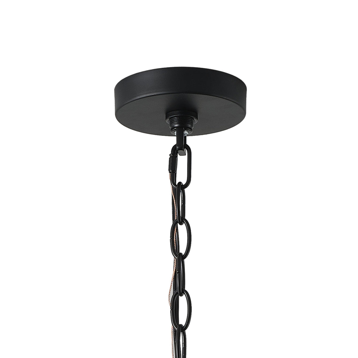4-Light Modern Black Geometric Pendant Light