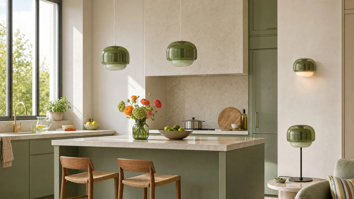  Grey Green Kitchen