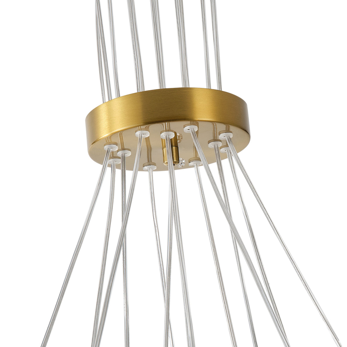 13&19-Light Modern Luxury Glass Globe Chandelier Copper Finish Cluster Pendant Light