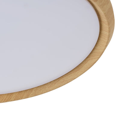1-Light Natural Style LED 5CCT ETL Soft Glow Ceiling Light