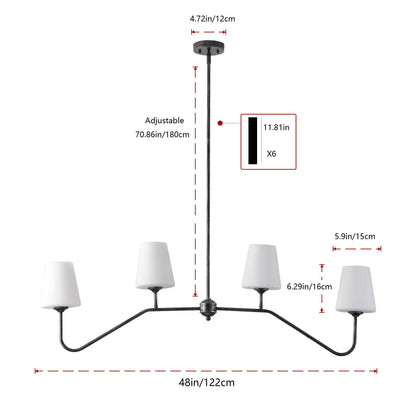 4-Lights Modern Creative Kitchen Island Lights
