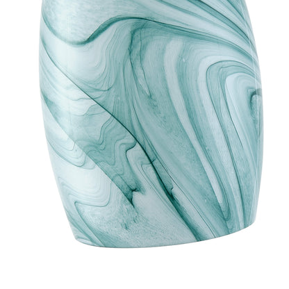 1-Light Modern Art Glass Pendant Marble Shade for Kitchen Island