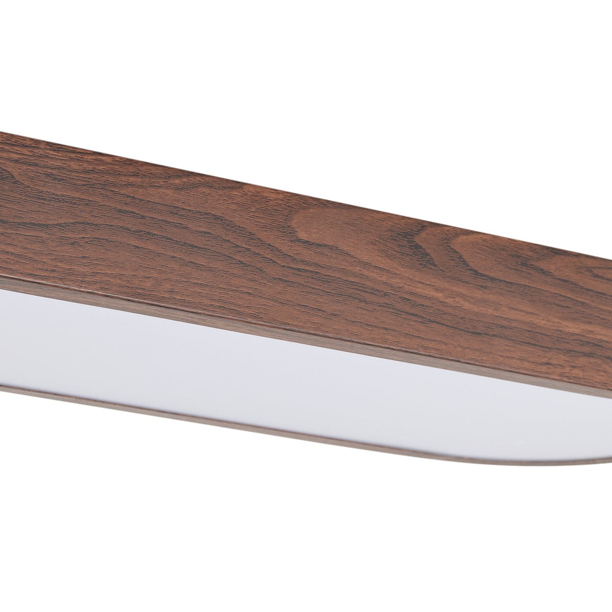 1-Light Scandinavian Ceiling Light Long Flush Mount LED Linear