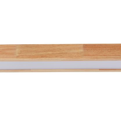 1-Light Scandinavian Ceiling Light Flush Mount Linear Long Bar