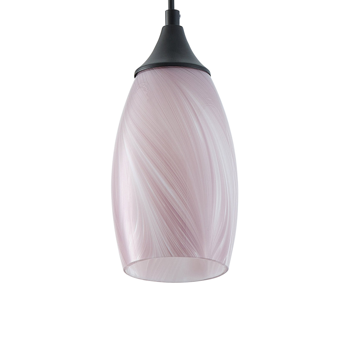 1-Light Modern Art Glass Pendant Marble Shade for Kitchen Island
