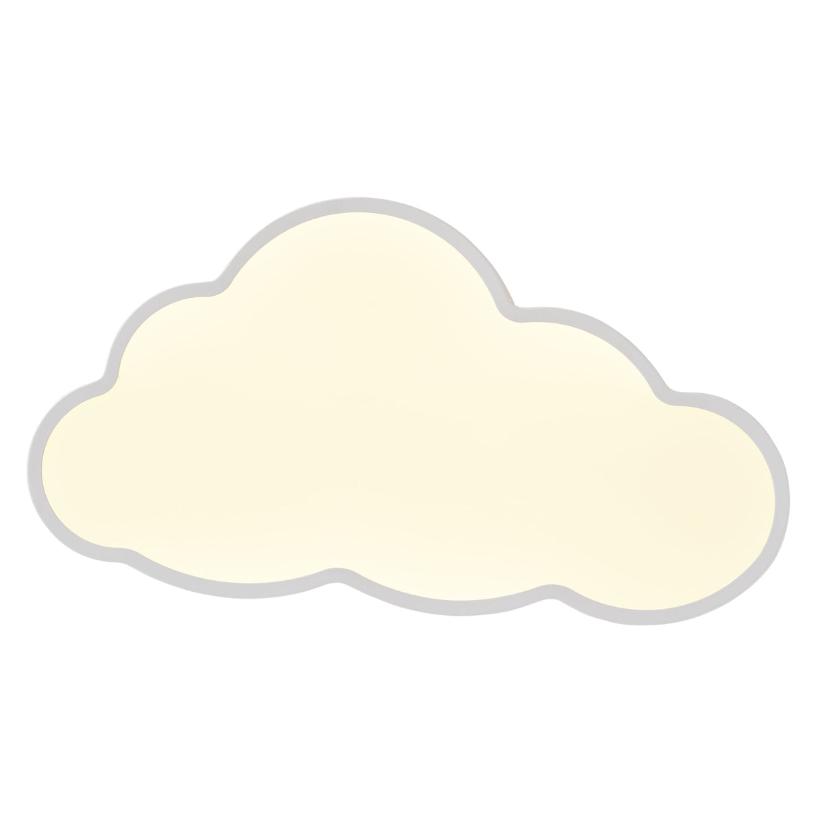 1-Light  Nursery Ceiling Light Cloud Shaped LED 24W 5CCT Dimmable