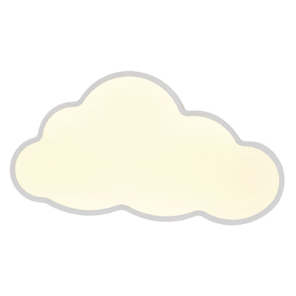 1-Light  Nursery Ceiling Light Cloud Shaped LED 24W 5CCT Dimmable