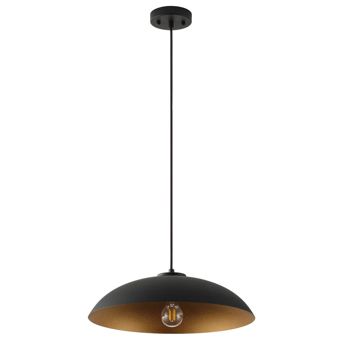 1-Light Two Sizes  Bowl Shade Pendant Lighting