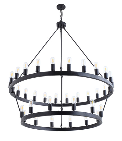 36-Lights Vintage Industial Style Chandelier