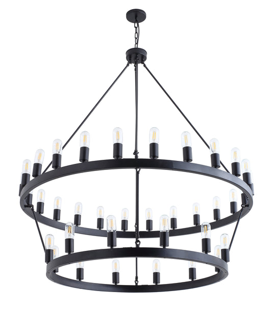 36-Lights Vintage Industial Style Chandelier