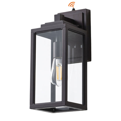1-Light Waterproof Motion Sensor Outdoor Wall Sconce