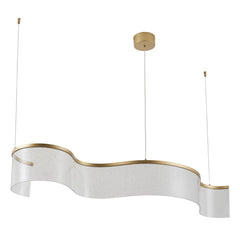 1 Light LED Modern Linear Pendant Light For Kitchen Island