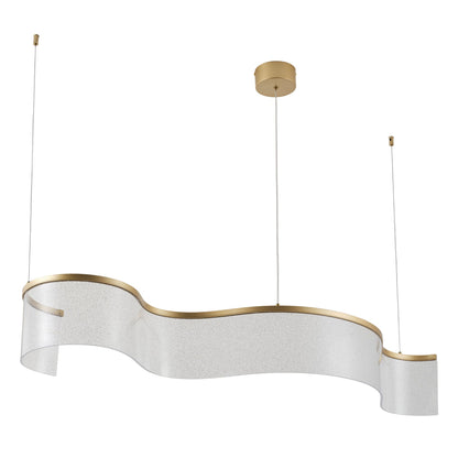 1 Light LED Modern Linear Pendant Light For Kitchen Island