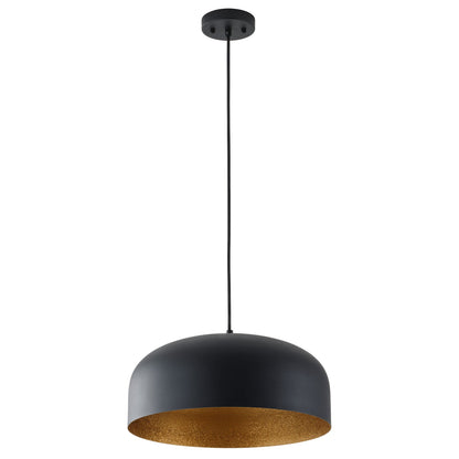 1-Light Industrial Two Sizes Bowl Shade Pendant Lighting