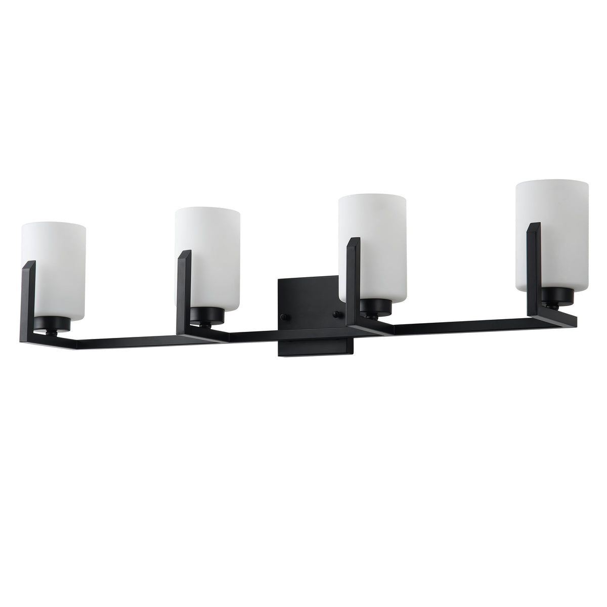 3-Lights & 4-Lights White Jade Cylinder Vanity Light