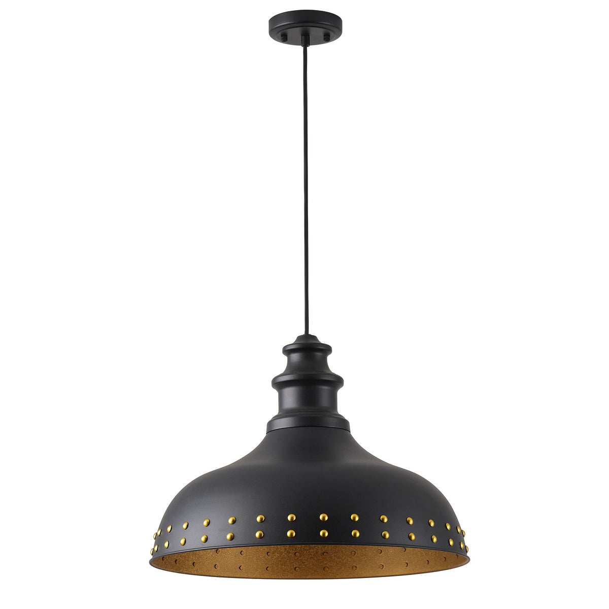 1-Light 19.7'' Oversize Bowl Shade Pendant Lighting