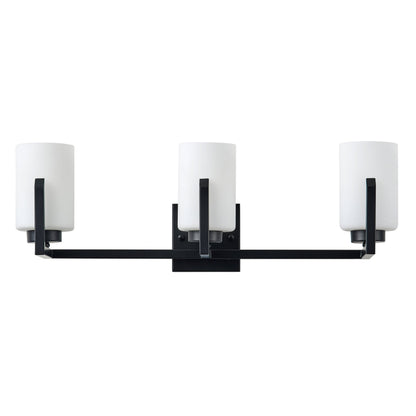 3-Lights & 4-Lights White Jade Cylinder Vanity Light