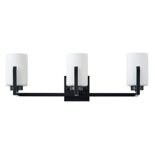 3-Lights & 4-Lights White Jade Cylinder Vanity Light