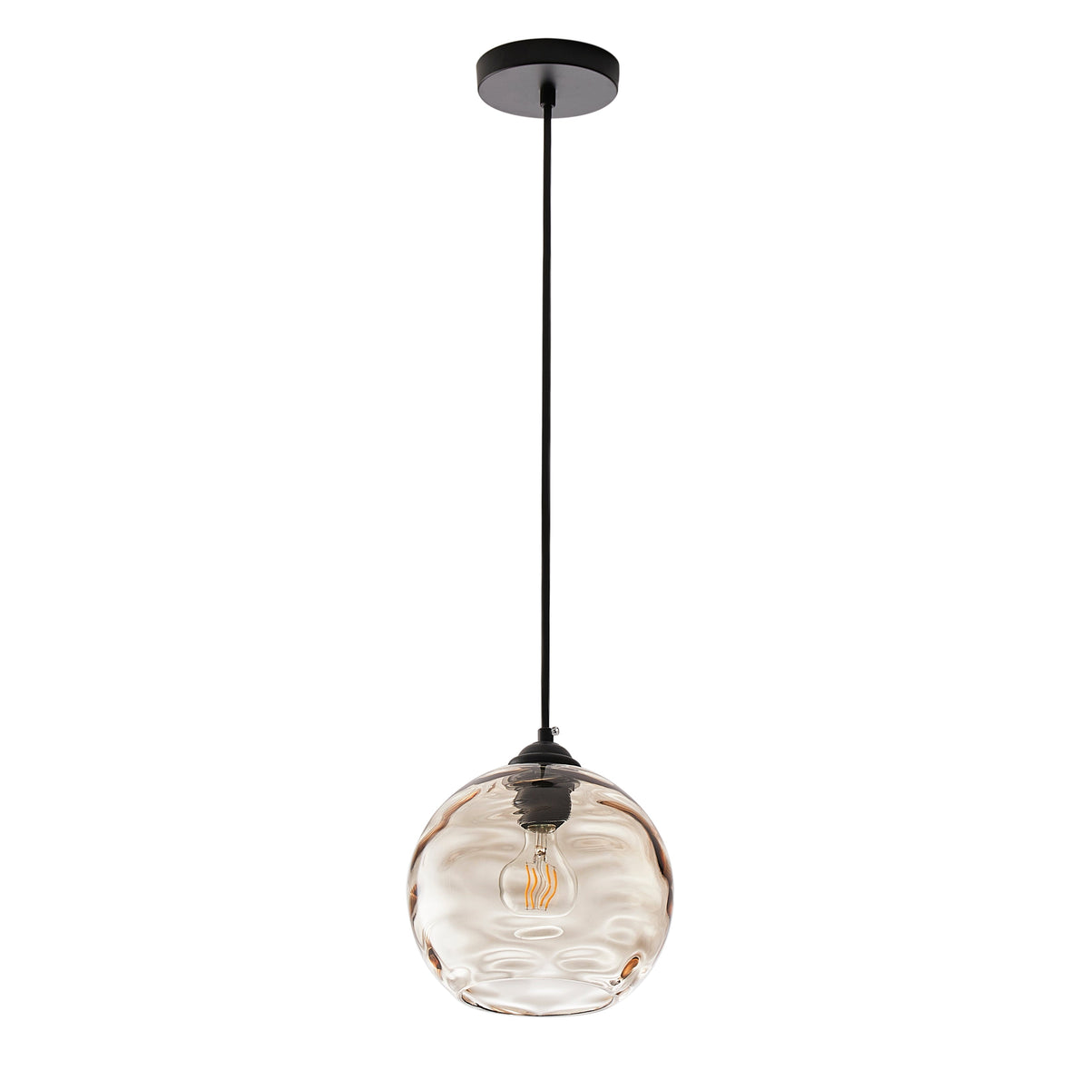 1-Light Minimalist Ball Sphere Pendant Lighting