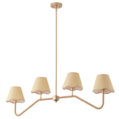 4-Light Farmhouse Kitchen Island Chandelier