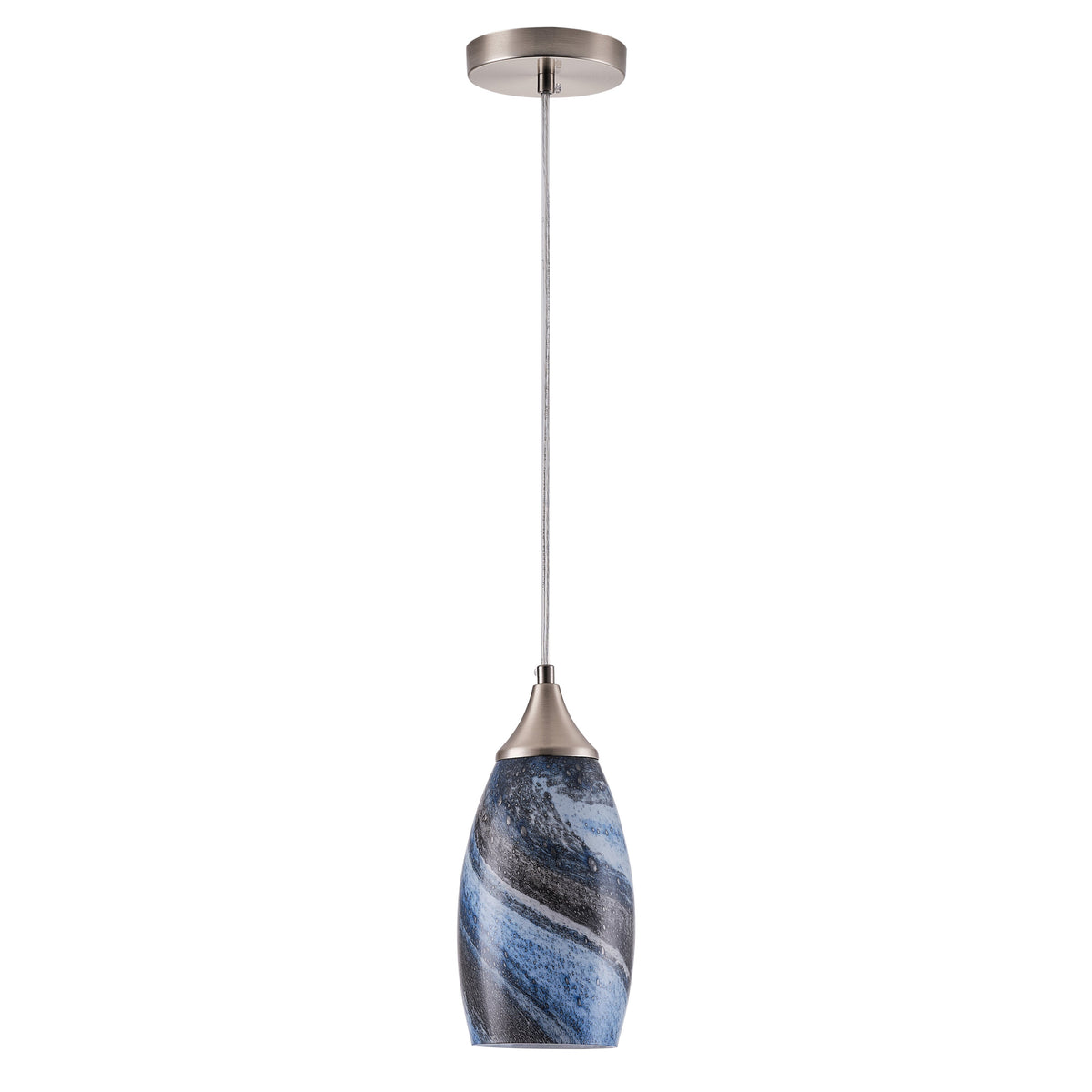 1-Light Hourglass Shape with Special Texture Pendant Lighting
