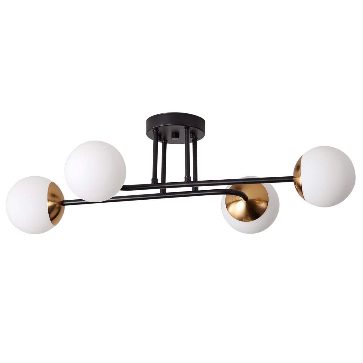 4-Lights & 6-Lights Sputnik Semi-Flush Mount Lighting
