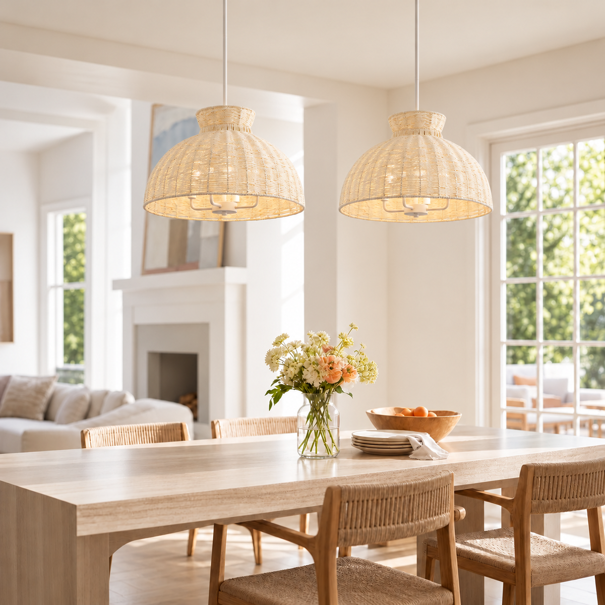 Corvin crystal chandelier chosen for its balanced form and refined detail